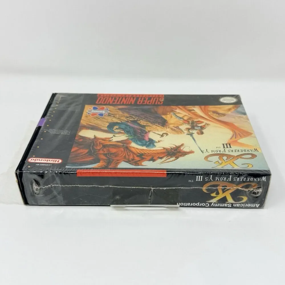Wanderers From Ys III Nintendo Super NES SNES Complete CIB Authentic Tested